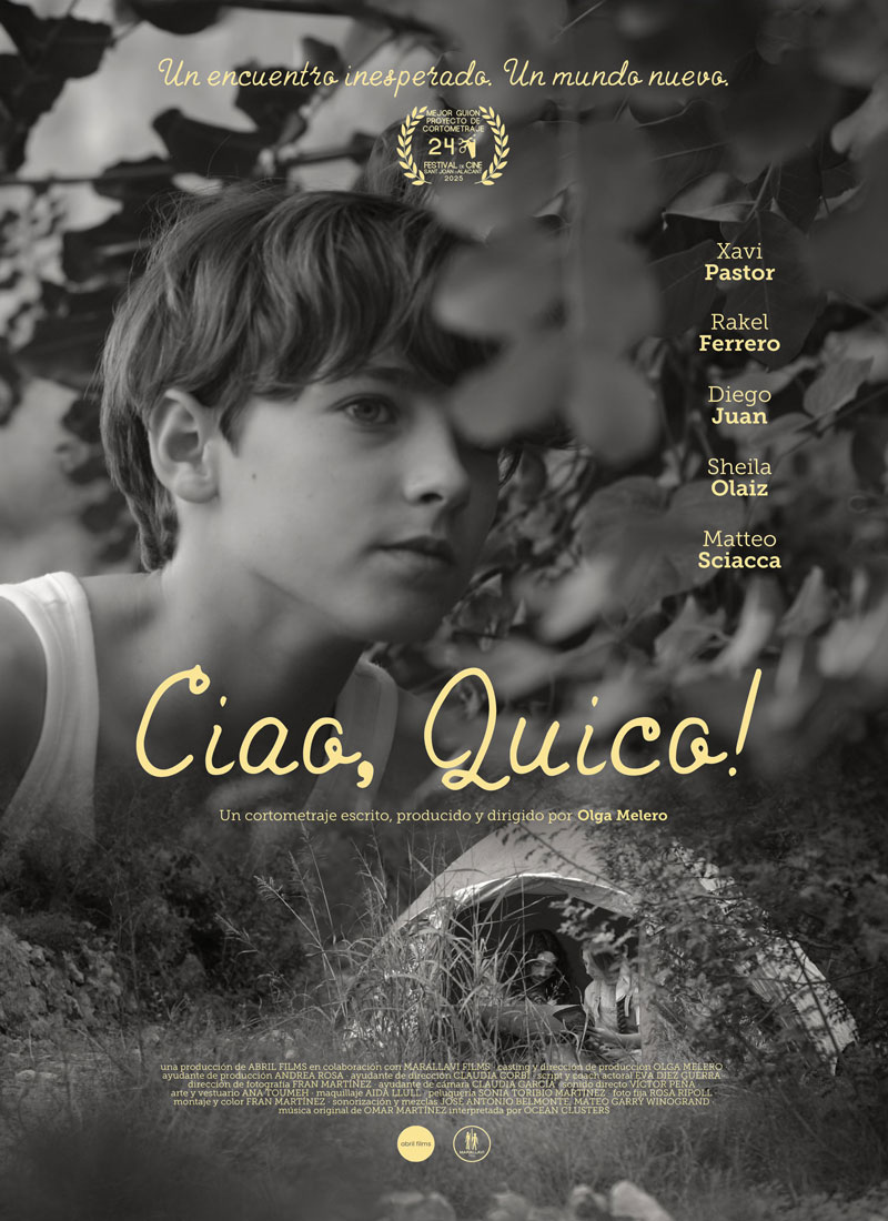 Cartel cortometraje Ciao, Quico!