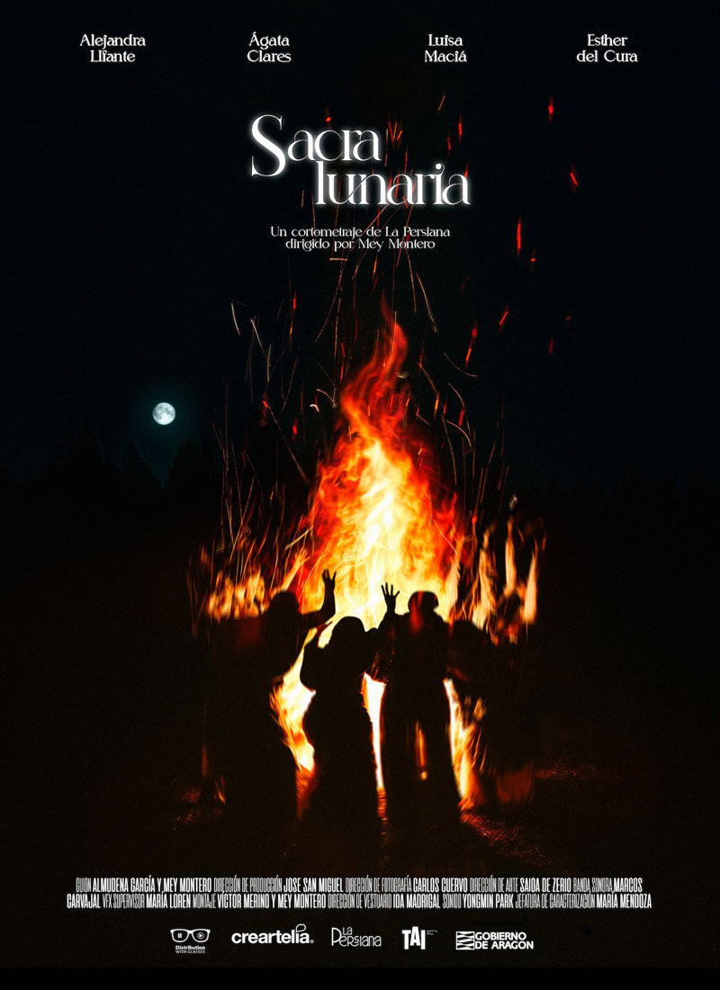 Cartel cortometraje Sacra lunaria