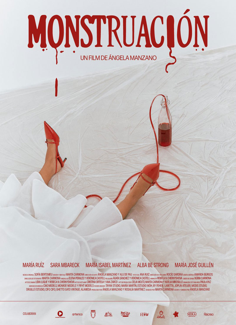 Cartel cortometraje Monstruación