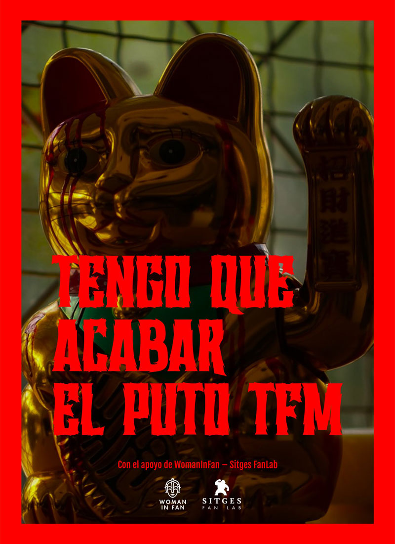 Cartel cortometraje Tengo que acabar el puto tfm